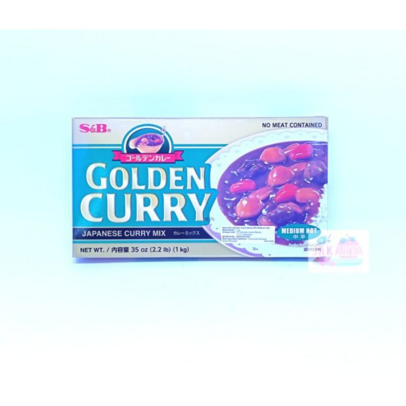 

(BAHAN MASAKAN) S&B GOLDEN CURRY SAUCE MIX MEDIUM HOT 1KG
