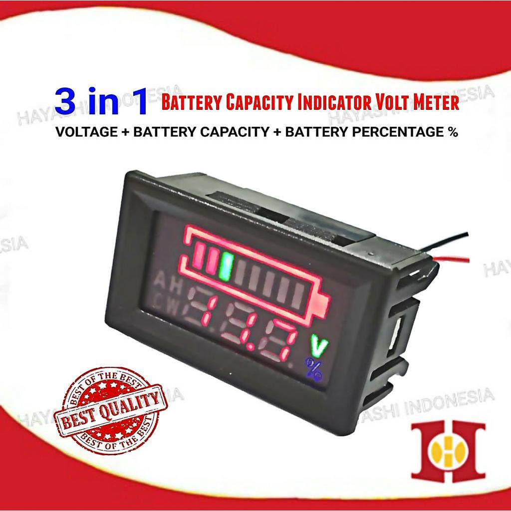 Volt Meter DC Baterai Indikator Frame 0.28 Display