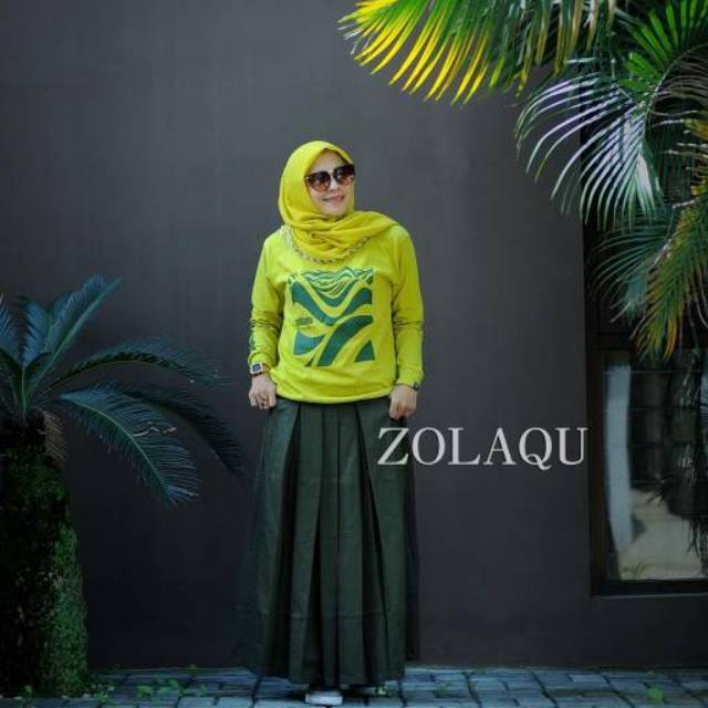 Setelan Zolaqu 100% ORIGINAL  Rok jeans dan atasan
