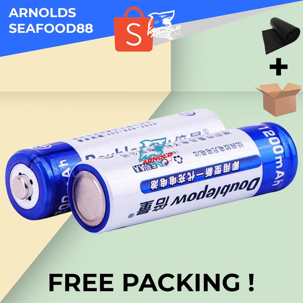 Baterai Cas AA Batu Baterai Cas Battery Rechargeable Isi Ulang A2