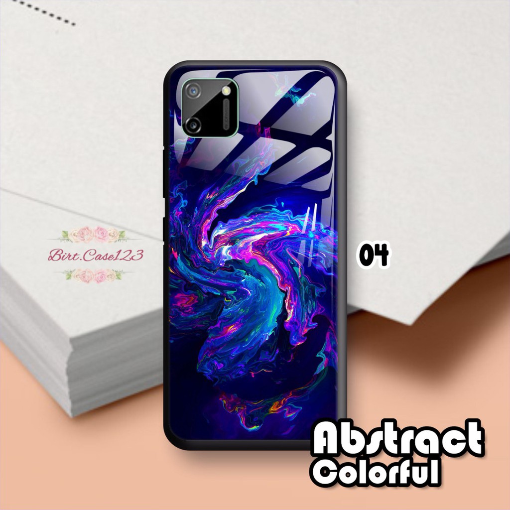 Softcase Back Case Glass Kaca ABSTRACT Xiaomi Redmi 4A 4x 5a 5 5+ 6a 6 6x Cc9 A2Lite 8 se Pro BC5618