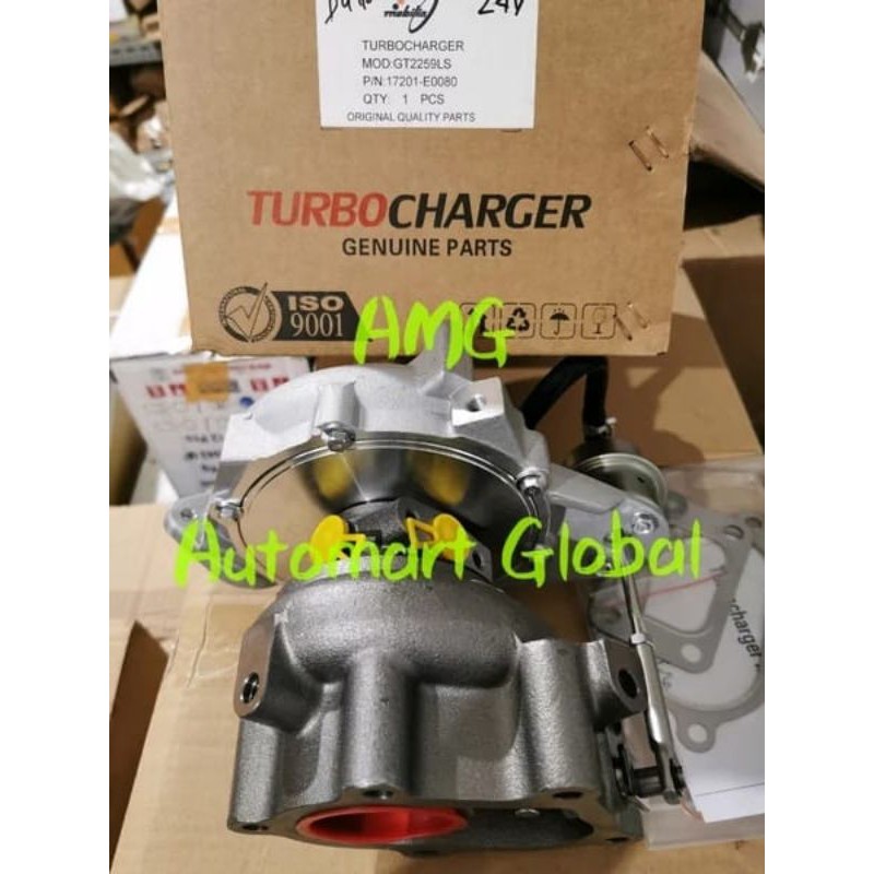 Turbo charger Dutro 130ht 24 volt 24v 17201-e0080