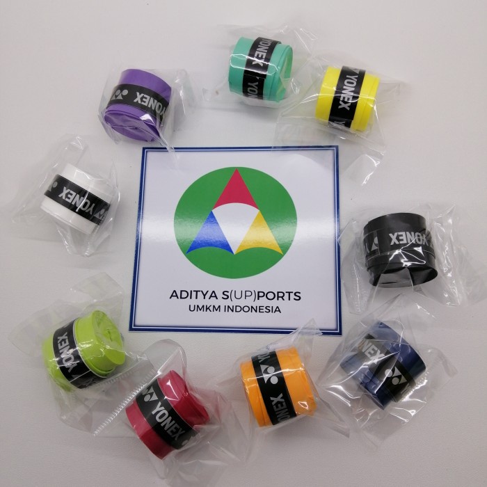 RB Grip Yonex Original Karet Asli Tipis Bagus Pegangan Raket Murah Ori