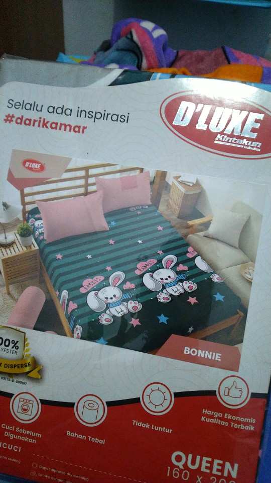 Kintakun Sprei 20x160x200 Set (tanpa Bed Cover Atau Selimut) Seprei Sprai Seprai Seri 1