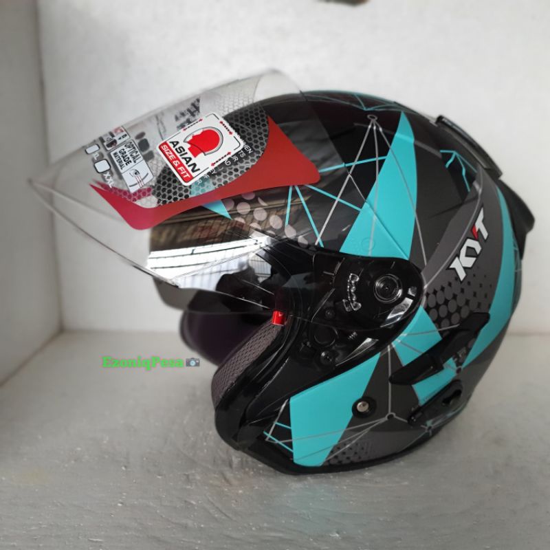 HELM KYT GALAXY SLIDE FLAT R MOTIF MATRIX DOFF ORIGINAL