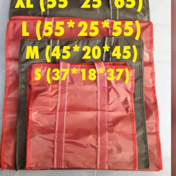 PREMIUM Tas Terpal Polos Jumbo XL (55x65) Tas Belanja Totebag Laundry Tas Serbaguna Jinjing Besar