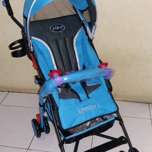 stroller stroler pliko adventure 2 dorongan bayi (S2M9) stroller kembar stroller balita stroller car