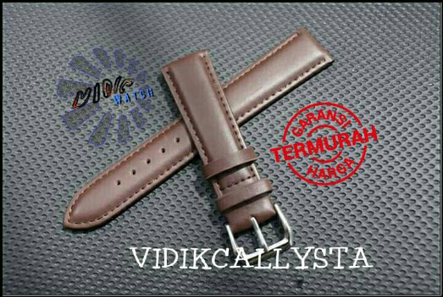 STRAP TALI JAM KULIT KALEP ARLOJI 16 18 20 22 MM POLOS GENUINE LEATHER