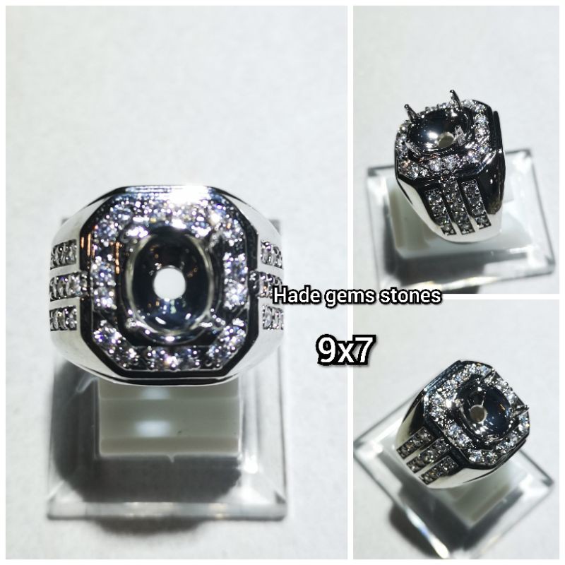 ring emban alpaka super Micro setting full zircon