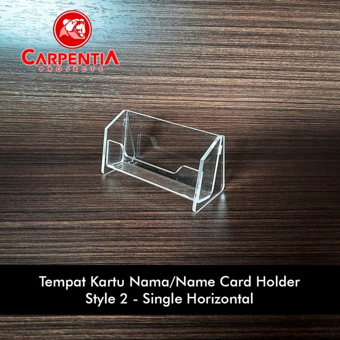 

Menakjubkan Tempat Kartu Nama / Acrylic Name Card Holder - Horizontal - Style 2 Hot Sale