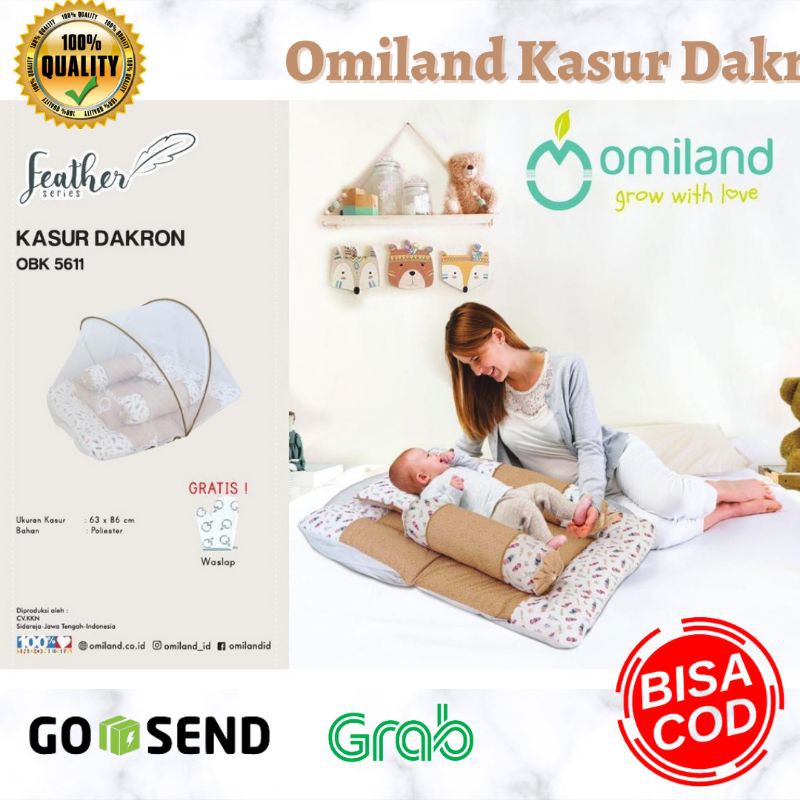 Omiland Kasur Lipat Bayi Dakron Feather Series