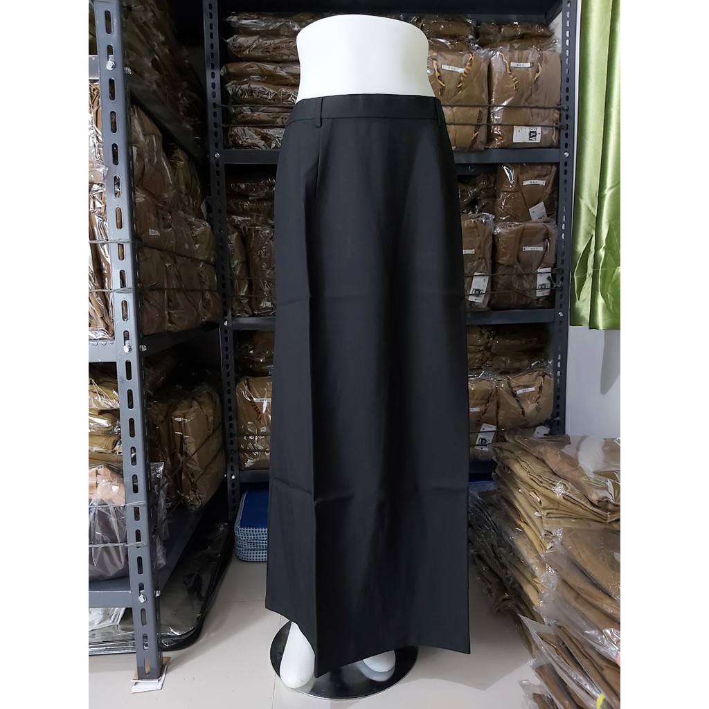 ROK KANTOR WANITA / ROK KERJA WANITA / ROK PANJANG HITAM / ROK BAHAN HITAM / ROK MAGANG HITAM / ROK WANITA HITAM / ROK BAHAN FORMAL WANITA / ROK PKL / ROK PANJANG MURAH - HITAM / PUTIH