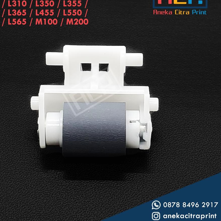 ⅍ Pick Up Roller Karet Atas Bawah Epson L110 L120 L210 L310 L360 L365 L380 L385 L455 L485 - New Ori