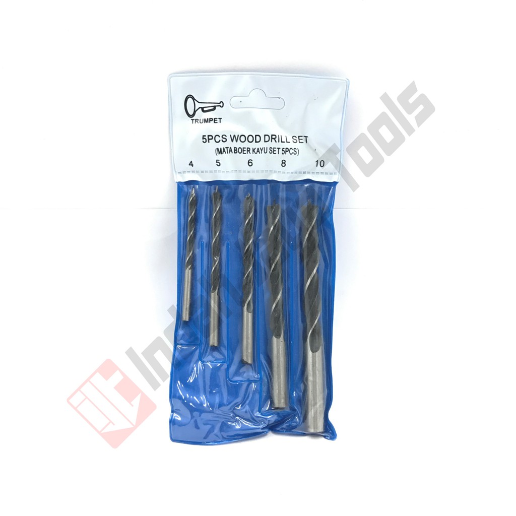 TRUMPET Mata Bor Kayu Set - Wood Drill Bit