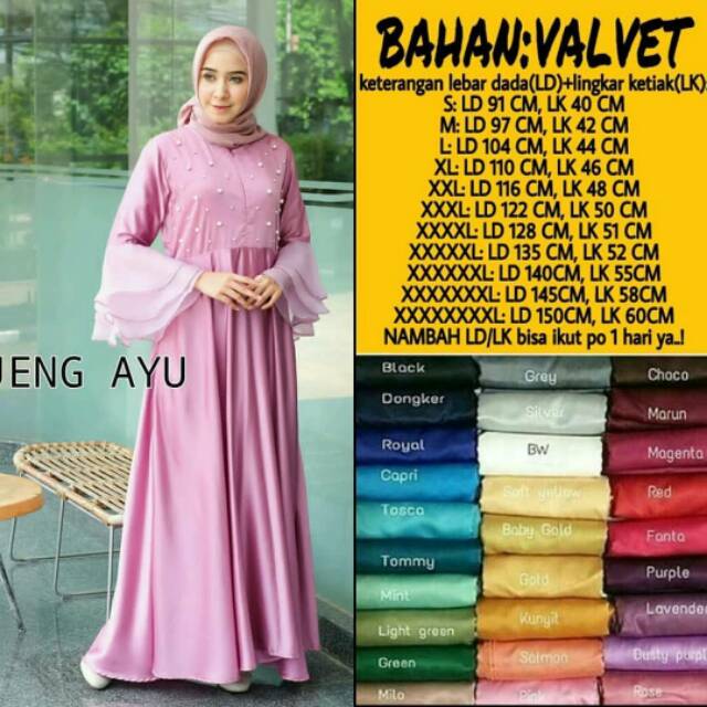 diana maxidress wanita jumbo bigsize ld 150