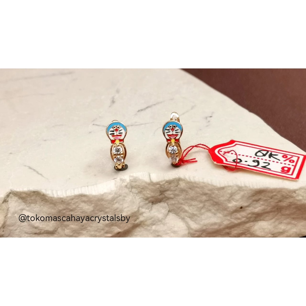 Anting Anak Kartun Emas kadar 8k 37.5% 375