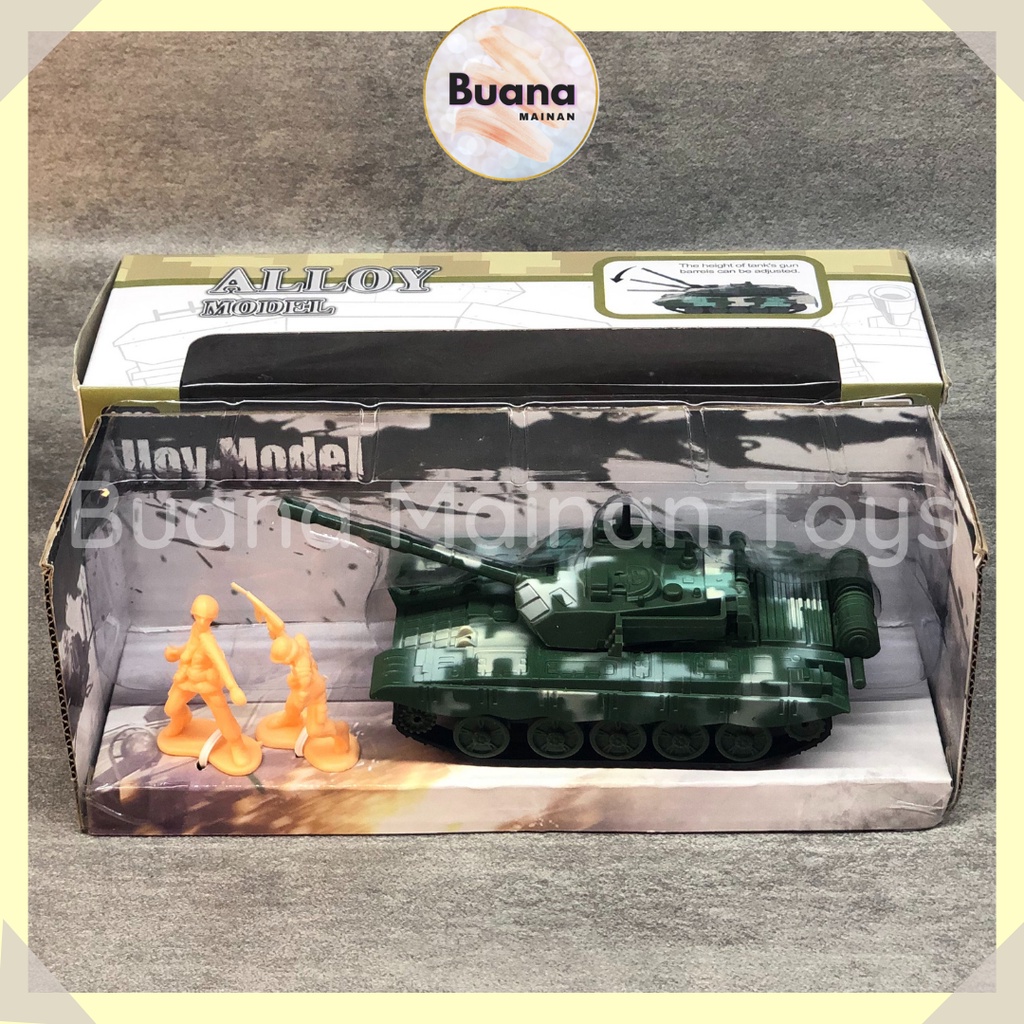 DIECAST MINIATUR MILITARY WAR TANK MAINAN ANAK COWO TANKER PERANG MILITER 2016-1