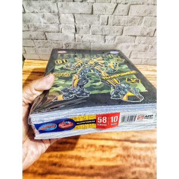 

(1 pack isi 10)Buku Tulis SiDu 58 lembar