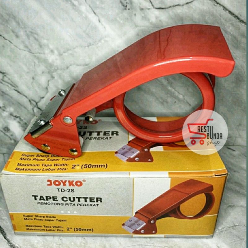 

Alat Potong Lakban 2inchi 50mm / Dispenser Lakban / Tape Cutter Model Besi Joyko TD-2S