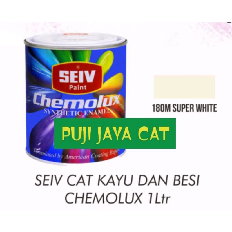 SEIV 180M SUPER WHITE PUTIH DOFF CAT BESI DAN KAYU