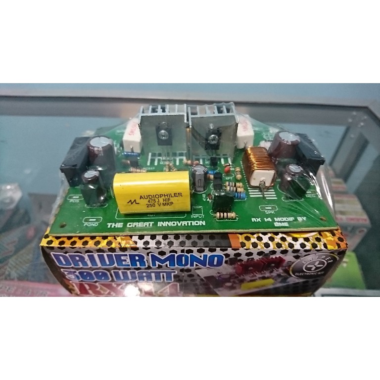 POWER AMPLIFIER KIT DRIVER Amplifier MONO 300W RX14 BME