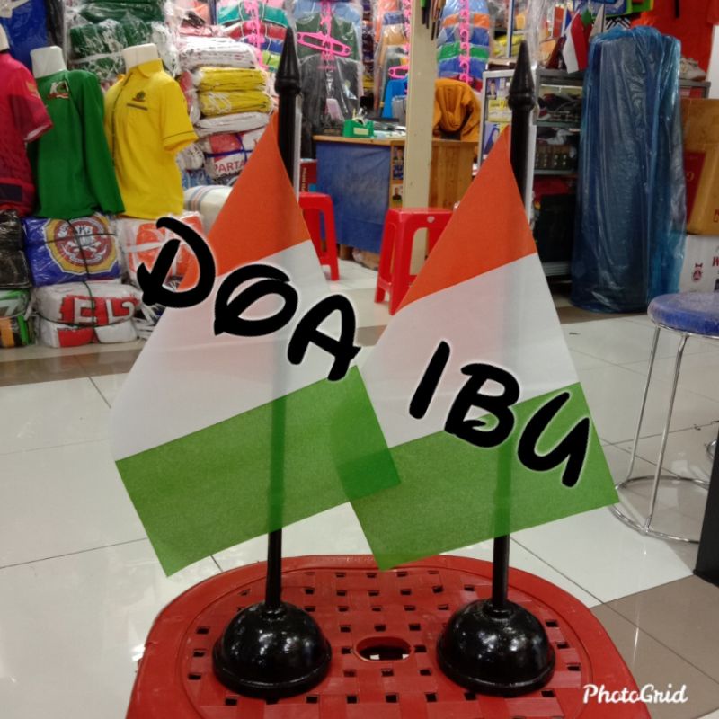 

best seller tiang kayu meja+bendera PANTAI GADING ready stock