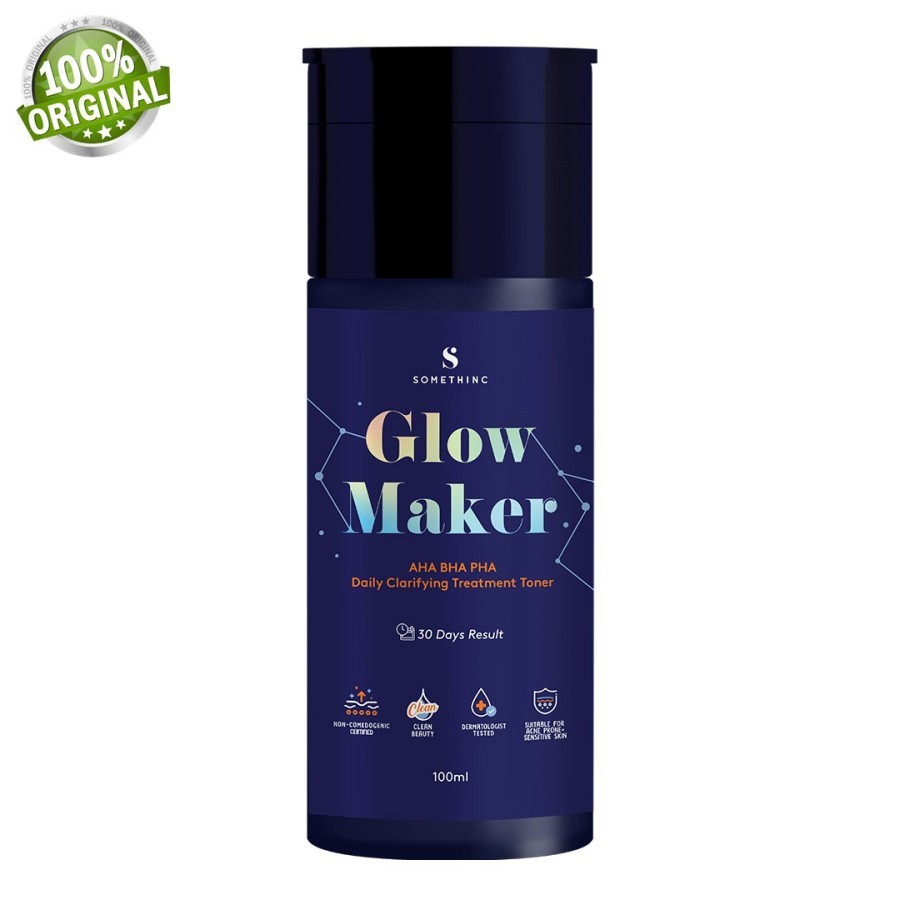 ✨ AKU MURAH ✨SOMETHINC GLOW MAKER AHA BHA PHA Clarifying Treatment Toner