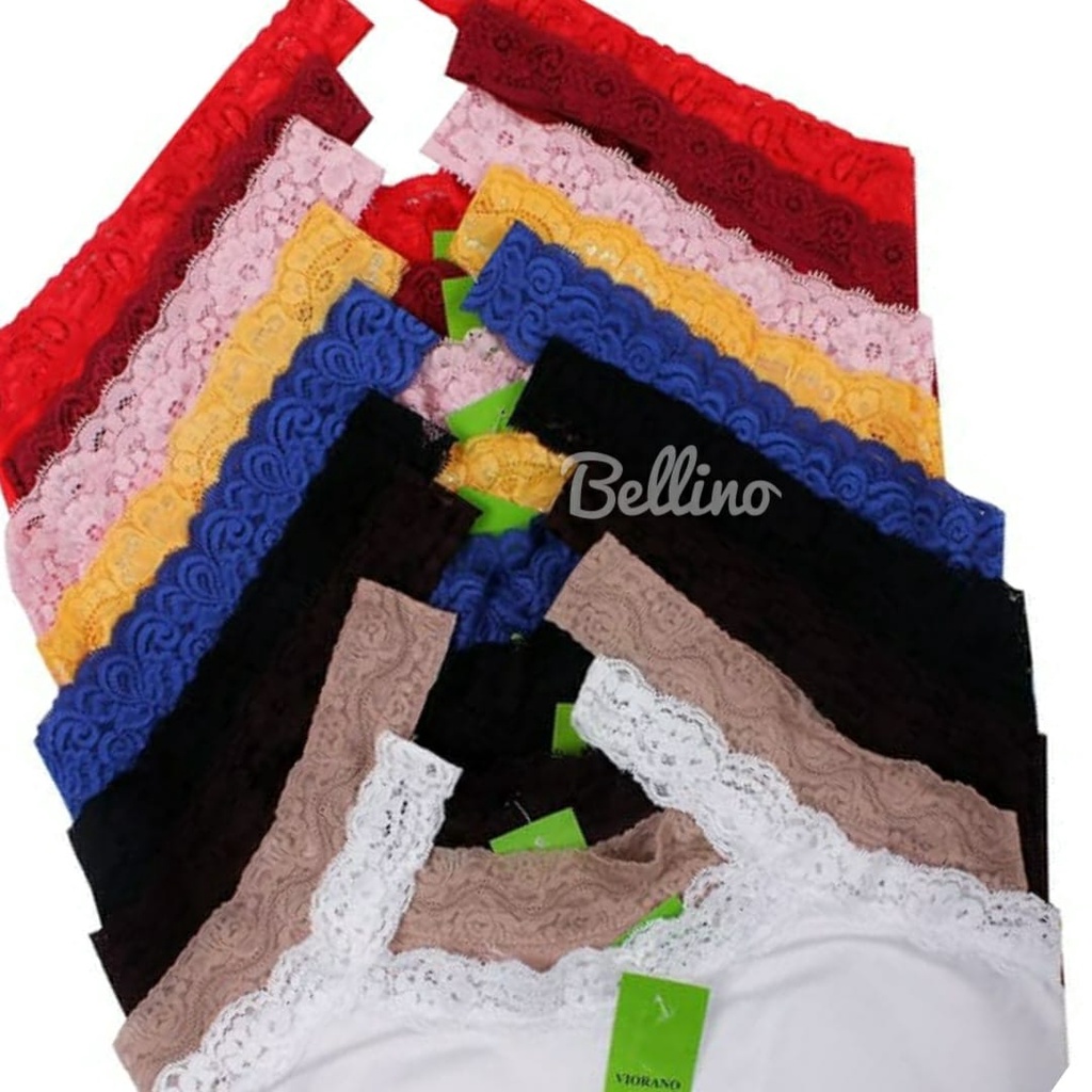 Kamisol Renda Jumbo Wanita Super Soft Fit XXL Camisol Renda Jumbo Viorano Tank Top Singlet Camisole Wanita Tanktop Big Size Super Soft Kaos Dalaman Tangtop Ukuran Besar Tang top Pakaian Dalam