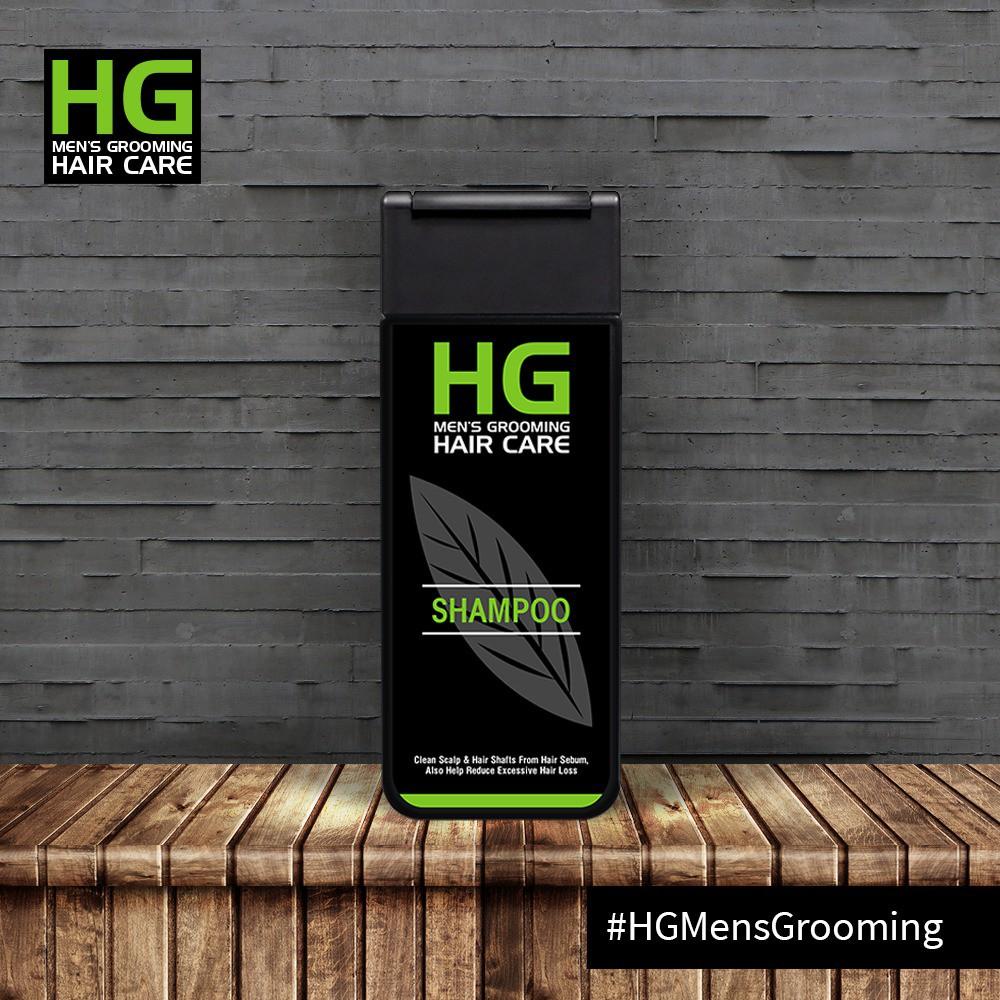 HG Shampoo For Men 180ml Penumbuh Rambut &amp; Perawatan Kerontokan Rambut Ampuh