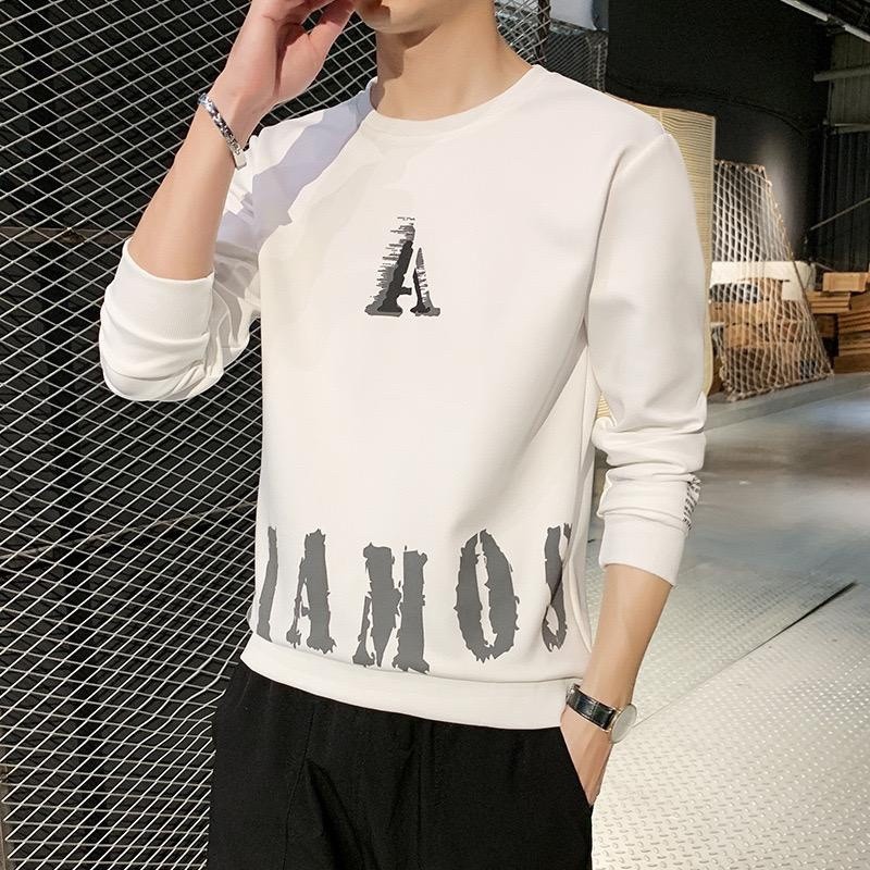 ATASAN BAJU PRIA LENGAN PANJANG KAOS DISTRO COWOK AIMOS FASHION MOTIF KEKINIAN