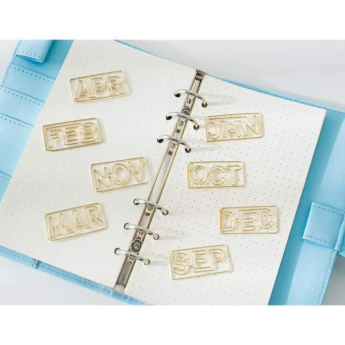 

BEST SELLER Ternama Months Of The Year Deco Paper Clip Pembatas Kertas Halaman TERJAMIN