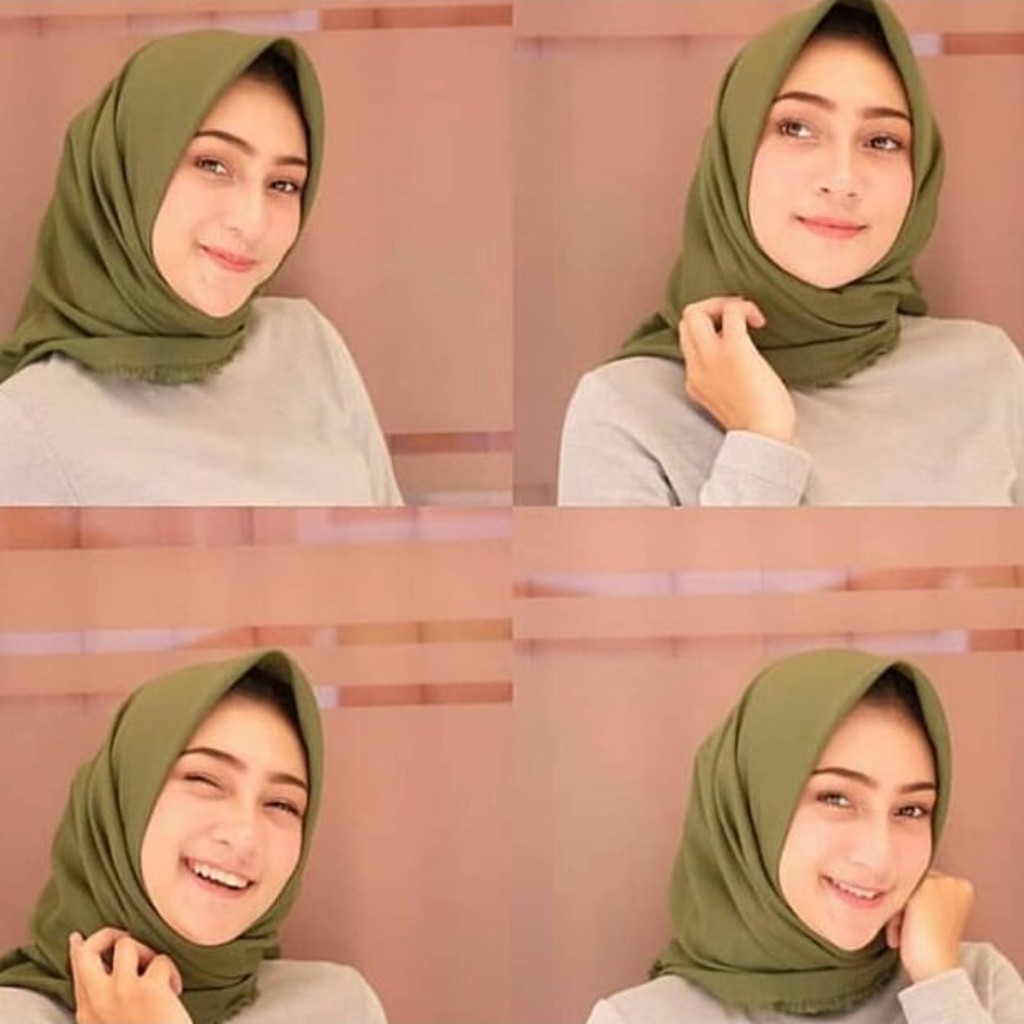 (1kg=13pcs) ANSANIA SAUDIA SEGIEMPAT HIJAB JILBAB KHIMAR INSTANT BERGO KERUDUNG SEGIEMPAT