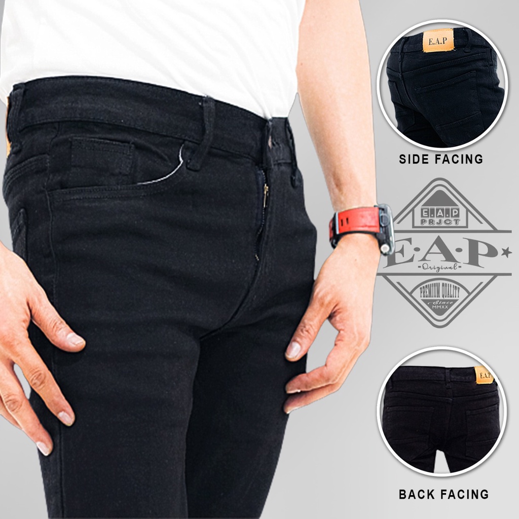 Celana Jeans Panjang Pria Polos Slimfit Terbaru 2021