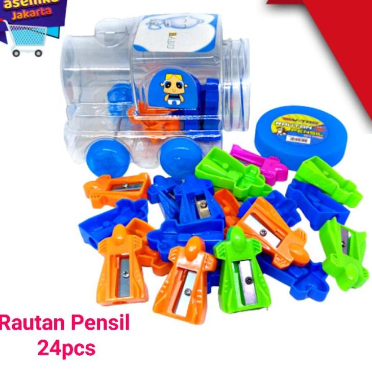

Update - Rautan Pensil kemasan toples isi 24pcs !!