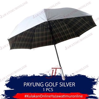 Payung Jumbo Payung Golf Silver Kotak #0
