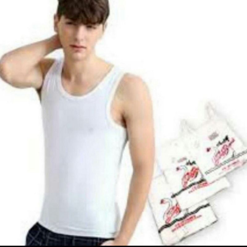 Kaos Dalam Pria Swan | Singlet Swan Brand