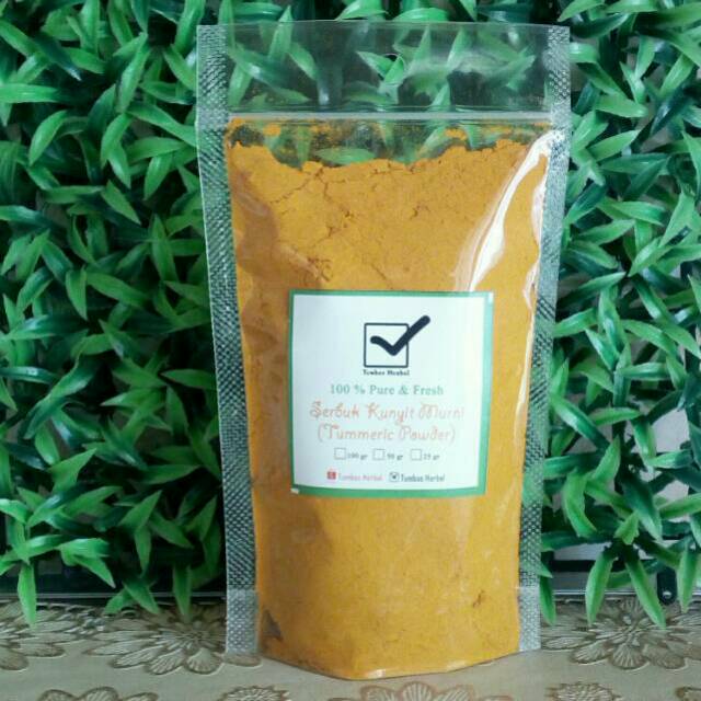 Jual 100 Gr Kunyit Bubuk Murni Tanpa Gula Curcuma Rempah Jsr Indonesiashopee Indonesia 7459