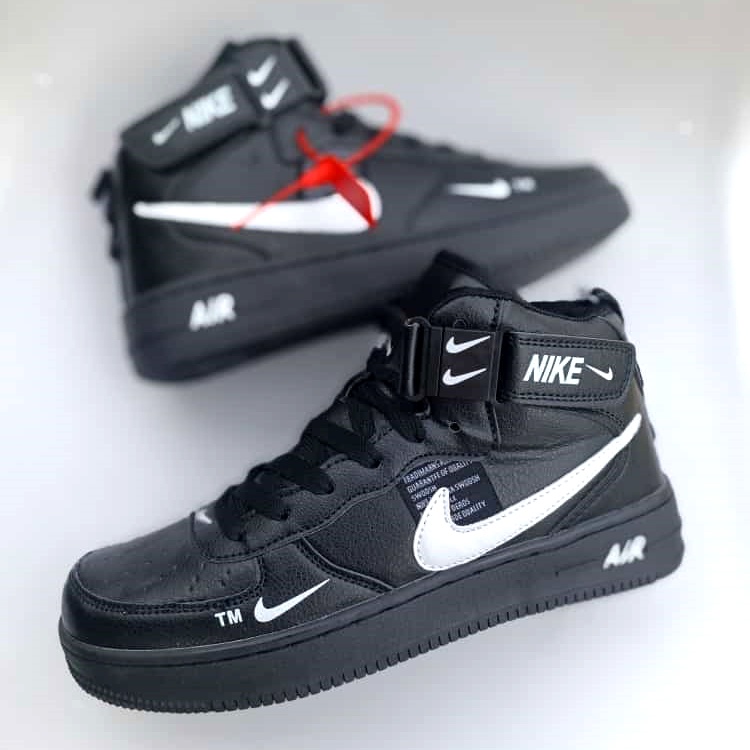 Sepatu Pria Wanita Sneakers Pria Wanita Unisex Casual Premium Import Nike Air Force One Utility Mid