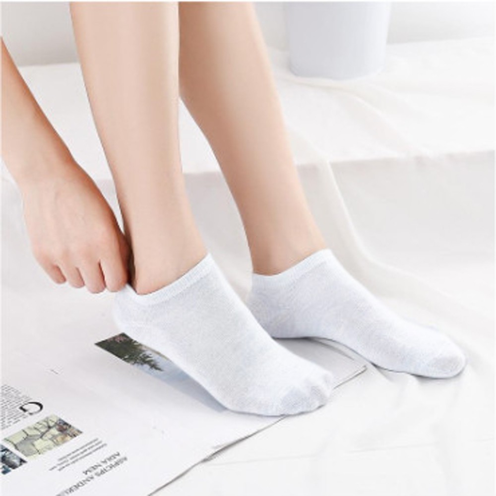 SHOPEE 7.7 BOMBASTIS SALE!! [2 Pasang] Kaos Kaki Pendek Polos Kaos Kaki Pria Wanita 88C010 Bahan Katun