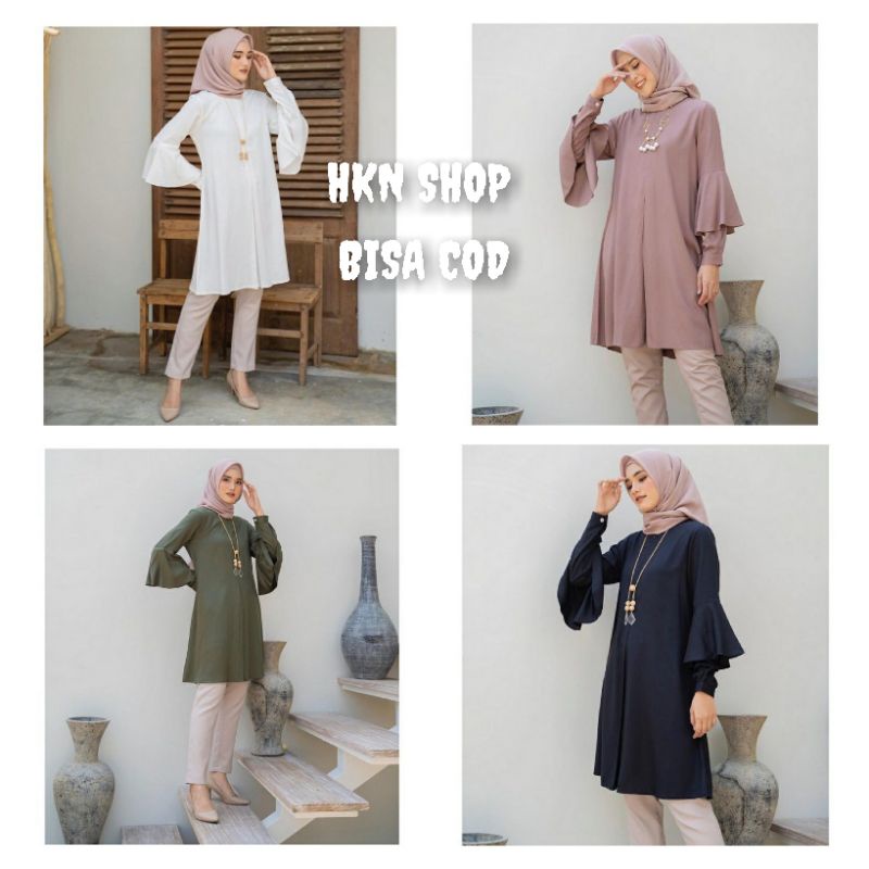 LURY TUNIK/TUNIK WANITA TERBARU BAHAN SHAKILA PREMIUM