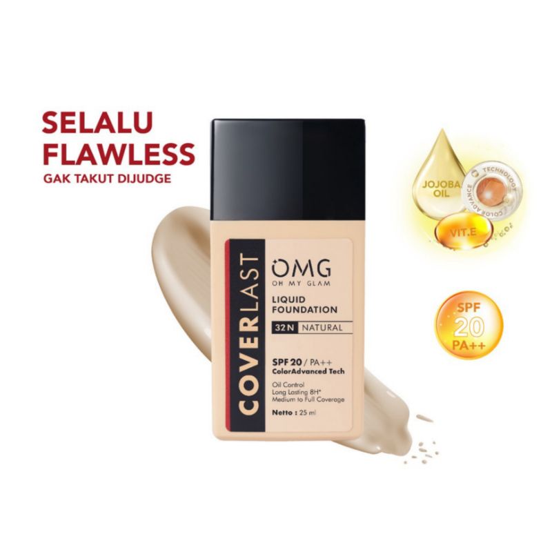 OMG Liquid Foundation SPF 20 PA ++ ColorAdvanced Tech - 25ml