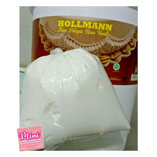 

Buttercream Hollman 500gr Vanila Olesan Siap Pakai