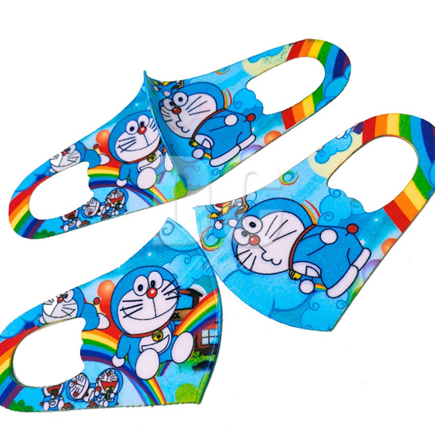 Masker Anak Kecil Scuba Premium Karakter Little Pony Hulk Doraemon (Bisa Pilih Motif)