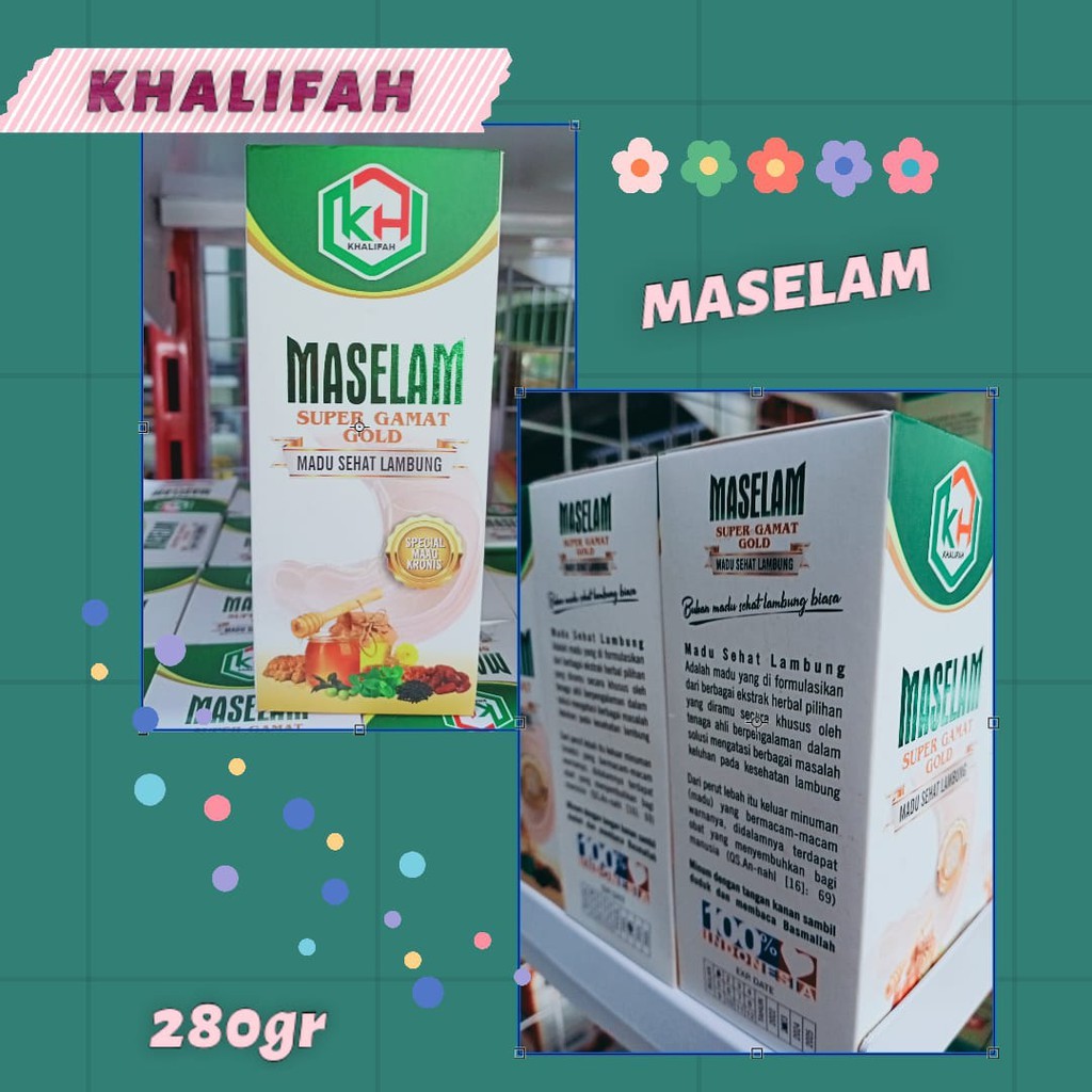 

Madu lambung Maselam Khalifah 280gr