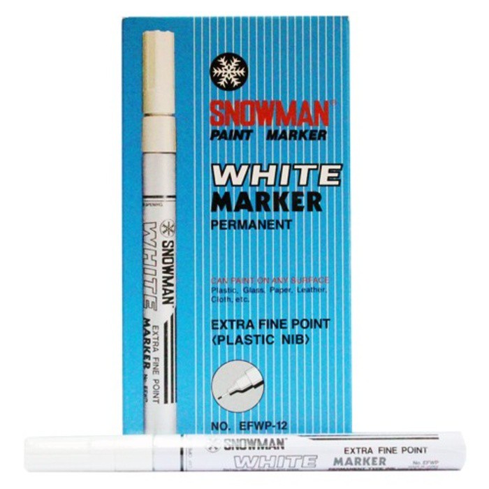 

Snowman Paint Marker Putih Extra Fine