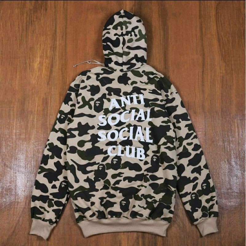 Sweater Hoodie Assc Camoflag FullTag &amp; Lebel