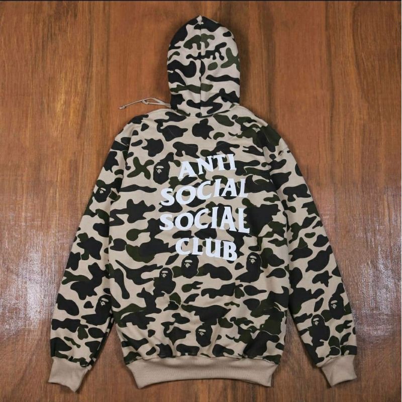 Sweater Hoodie Assc Camoflag FullTag &amp; Lebel