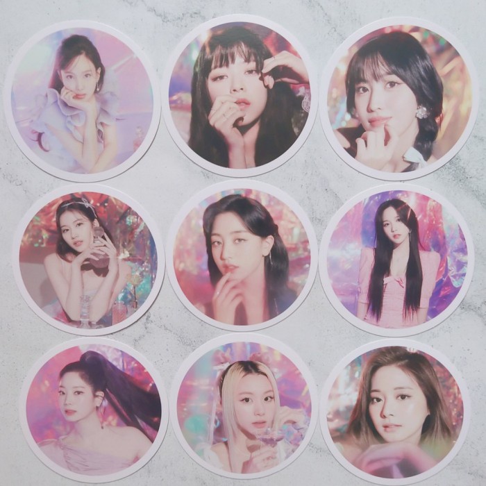 Hot Sale Ready Twice - Taste Of Love Lenticular Photocard Tasting Card Coaster Terbaru