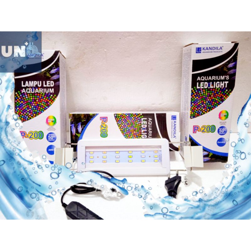 LAMPU AQUARIUM LED ATAS/ LAMPU LED AQUARIUM P200 RGB 5w Kandila Aquarium Aquascape