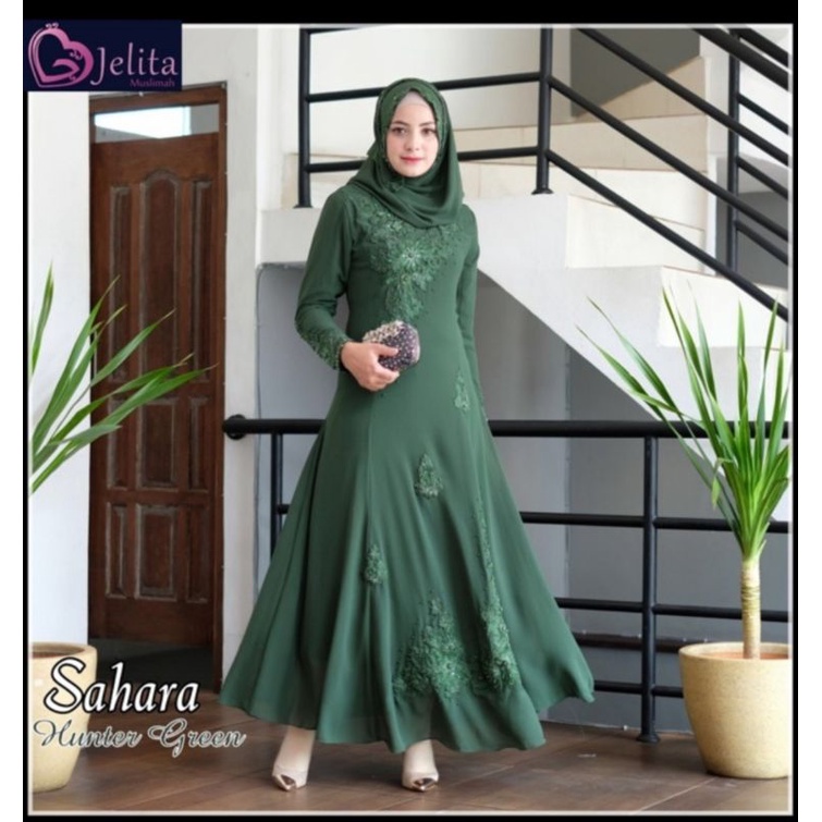 Jelgant Sahara Dress Gamis Preloved